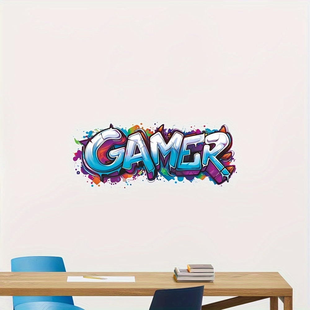 Väggdekor "Gamer" i graffitistil