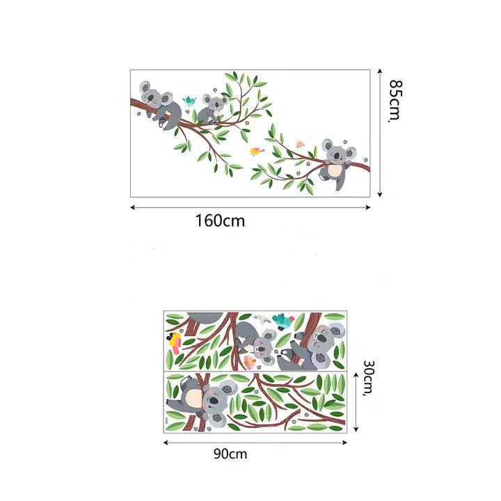 Väggdekor Koalor på grenar
