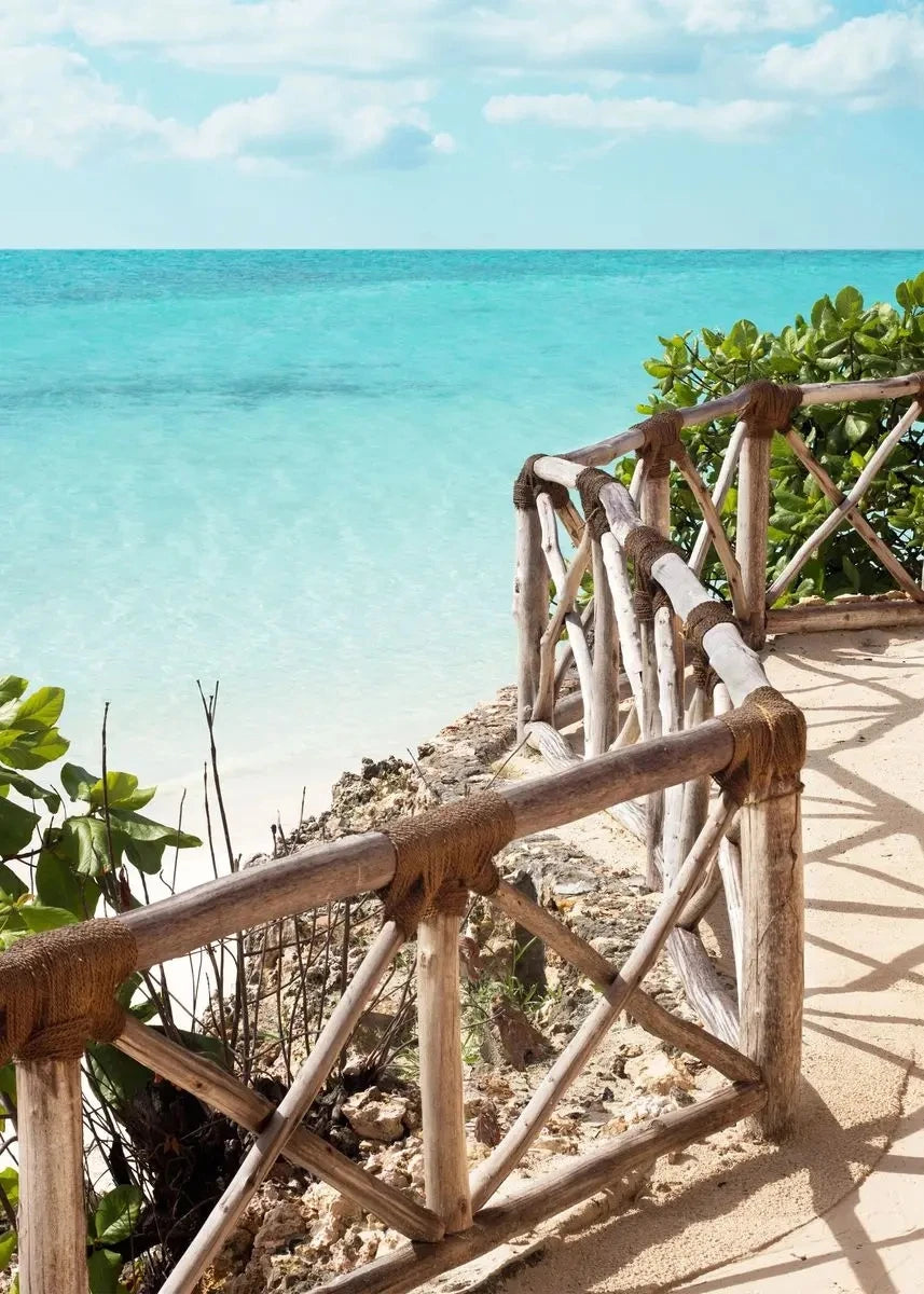 Strandmotiv och surfkultur poster - Strandliv design - Väggdekorshopen