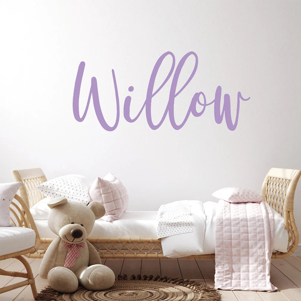 Personlig väggdekor med eget namn