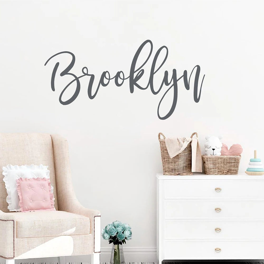 Personlig väggdekor med eget namn