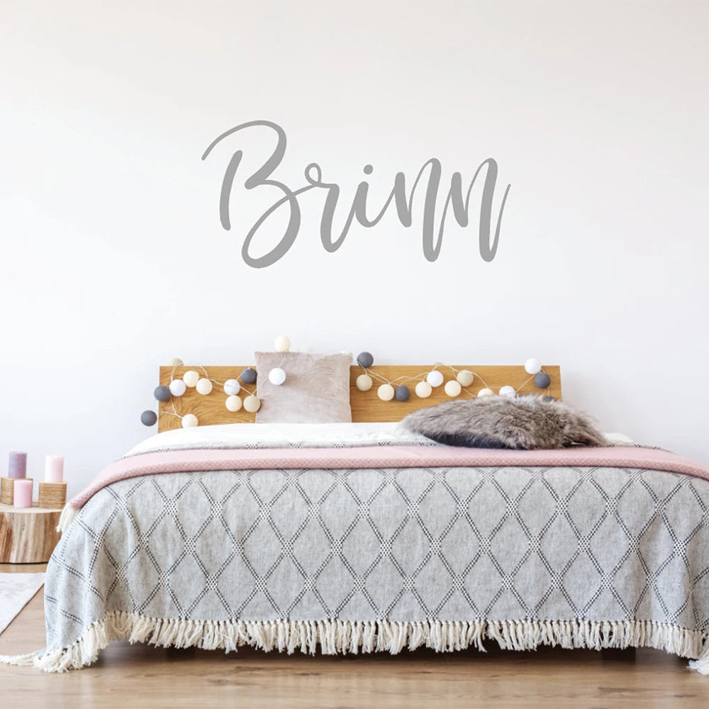 Personlig väggdekor med eget namn