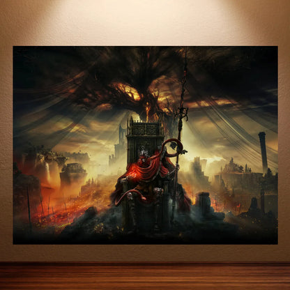 Posterkollektion från spelet "God of War"