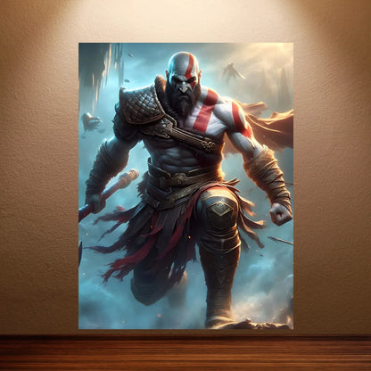 Posterkollektion från spelet "God of War"