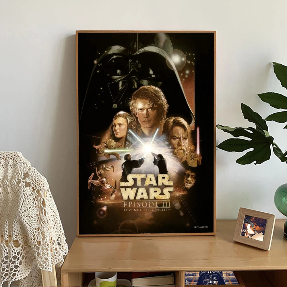 Poster med motiv från Star Wars