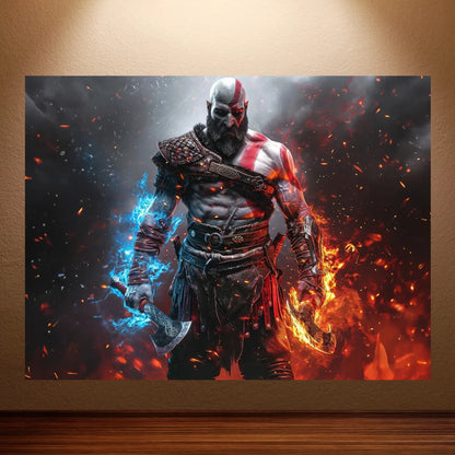 Posterkollektion från spelet "God of War"