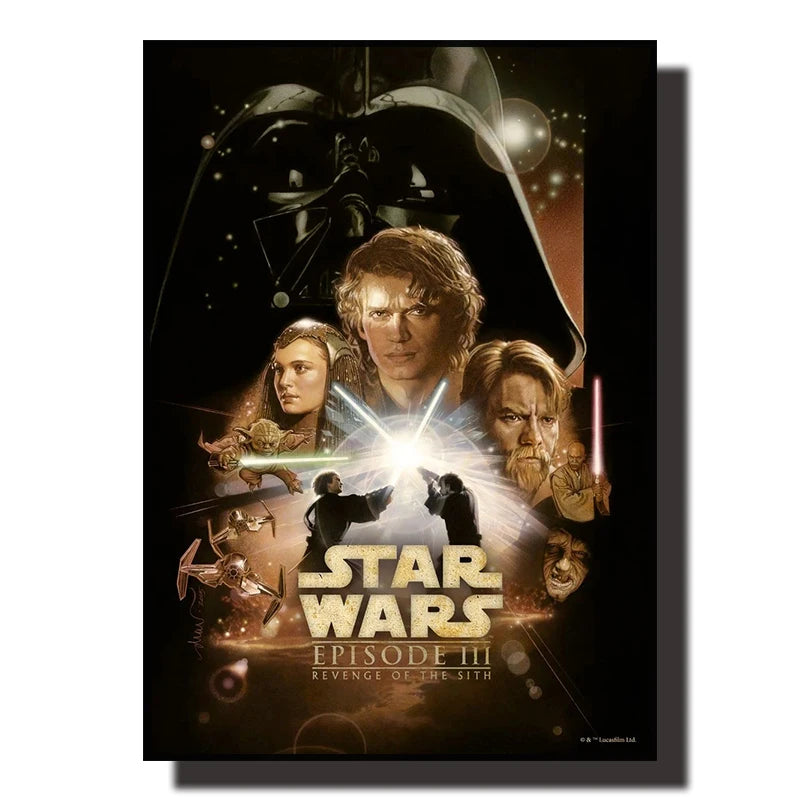 Poster med motiv från Star Wars