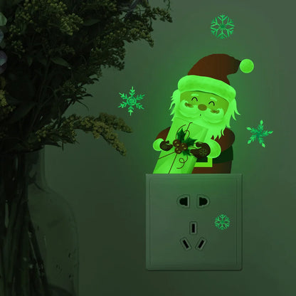 Väggdekor Självlysande tomte