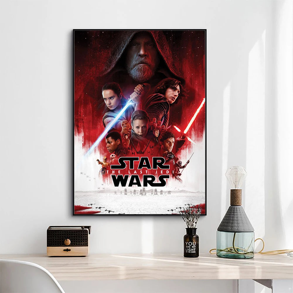 Poster med motiv från Star Wars