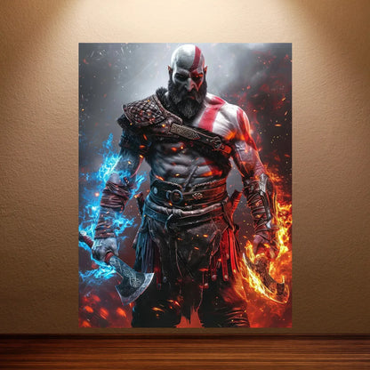 Posterkollektion från spelet "God of War"
