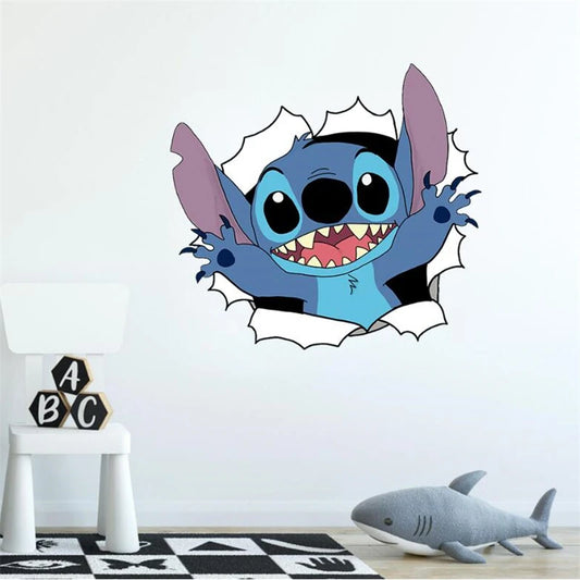 Tecknad Stitch väggdekor - Disney design - Barnrumsdekor - Väggdekorshopen	