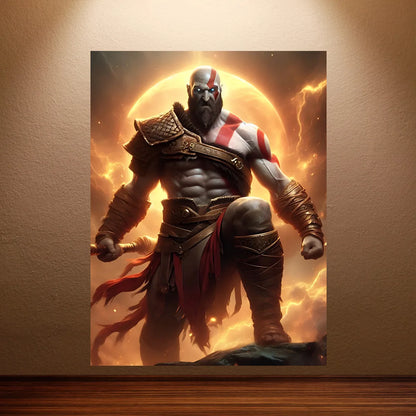 Posterkollektion från spelet "God of War"