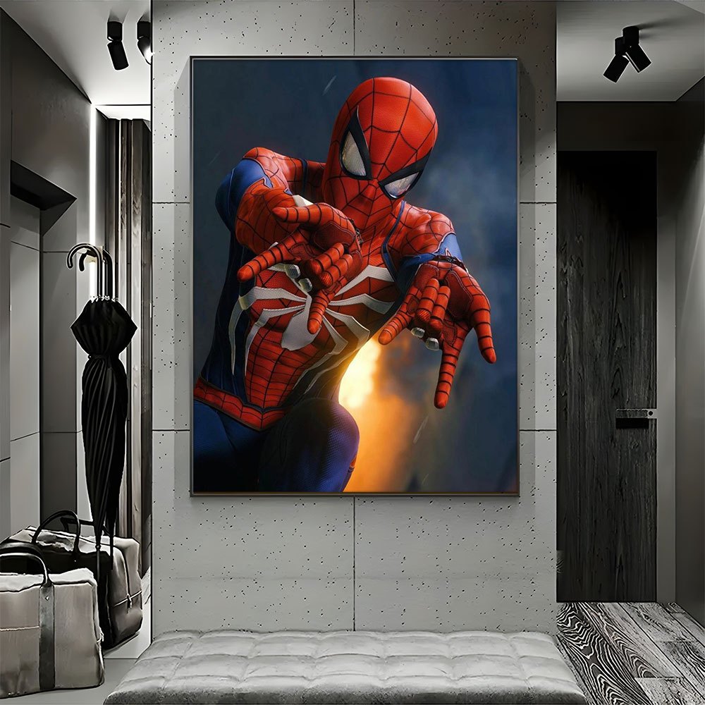 Poster med Spiderman